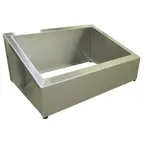 image of Steril-Sil E1-CBD-1H Countertop Dispenser, 17" x 11-1/2" x 7-1/2", Silver Stainless Steel, NSF, USA