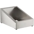 image of Steril-Sil E1-CBD-1V Countertop Dispenser, 12" x 16-1/2" x 9-1/4", Stainless Steel, NSF