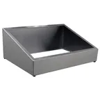 image of Steril-Sil E1-CBD-2V Counter Top Dispenser, 23-1/4" x 16-1/2" x 9-1/4"H, Stainless Steel, Silver