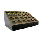 image of Steril-Sil TC-24 Countertop Silverware Dispenser, 24-Hole (4×6) 33-1/2"x23-1/2"x17" Steel, NSF, USA