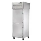 image of True STG1FPT-1S-1S-HC 28" 2-Solid Door Pass-Thru Freezer, Top Mounted, 31 cu. ft., Stainless Steel Front, Aluminum Sides