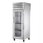 image of True STG1HPT-1G-1S 1-Section Heated Holding Cabinet, 1 Glass & 1 Solid Door, 3 Shelves, 208-230V