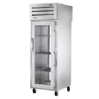 image of True STG1R-1G-HC 27" 1-Section Reach-In Refrigerator w/ Glass Door, Top Mount, Stainless Steel Front-Aluminum Sides