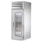 image of True STG1RRI-1G-HC 35" 1-Section Roll-In Refrigerator w/ Glass Door, Stainless Steel Front-Aluminum Sides