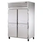 image of True STG2H-4HS 2-Section 4-Door “ Heated Holding Cabinet, Stainless Steel Front, 6-Shelf