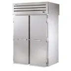 image of True STG2RRT89-2S-2S-HC 68" 2-Section Roll-Thru Refrigerator w/ Front 2 Solid & Rear 2 Solid Doors, Stainless Steel Front-Aluminum Sides, 89"H