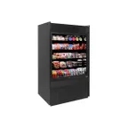 image of Structural Concepts BV5932 59" Vertical Self-Service Open Air Merchandiser, Laminate Exterior, Self-Contained, 4 Shelves, High Profile, Clean Sweep
