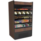 image of Structural Concepts BV7132 71" Vertical Self-Service Open Air Merchandiser, Laminate Exterior, Self-Contained, 4 Shelves, High Profile, Clean Sweep