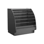 image of Structural Concepts GHSS556RLB (CURVED) 60" Self-Serve Refrigerated Open Air Merhandiser, Remote DX Refrigeration