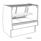 image of Structural Concepts GMDSV12R REMOTE 146" Flat Refrigerated Deli Display Case