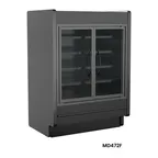 image of Structural Concepts MD472F - 48" x 37" x 73" Glass Door Freezer, Black, Remote DX, 1172W 208‑240V