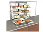 image of Structural Concepts NE3635RSV 36" Reveal® Full Service Refrigerated Slide In Counter Case, 3 Shelves, Open Flat, w/ Rear Sliding Doors