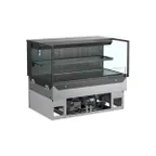 image of Structural Concepts NE4820RSSV 48" Reveal Self-Service Refrigerated Slide In Counter Case, One Shelf, Open Flat, Glass Ends