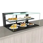image of Structural Concepts NR3620DSV 36" Reveal® Service Non-Refrigerated Display Case, Black