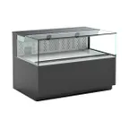 image of Structural Concepts NR3633HSSV Floor Model Self - Service Laminate Exterior Heated Deli Display Case, Squared Glass, Convection Heat - Deck Only