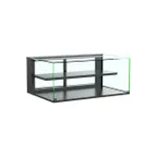 image of Structural Concepts NR4820DSV 48" Reveal® Service Non-Refrigerated Display Case, Black