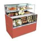 image of Structural Concepts NR7251RRSSV 72" Reveal Dual Service Dry / Refrigerated Bakery Case