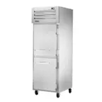 image of True STR1F-2HS-HC 27" 1-Section Reach-In Freezer, 2 Half Doors, Top Mounted, 31 cu. ft., Stainless Steel