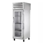 image of True STR1HPT-1G-1S "Full Height" 1-Section 1-Door Clear & Solid Heated Holding Cabinet