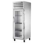 image of True STR1R-1G-HC 27" 1-Section Reach-In Refrigerator w/ Glass Door, Top Mount, Stainless Steel