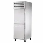 image of True STR1R-2HS-HC 27" 1-Section Reach-In Refrigerator w/ 2 Solid Half Doors, Top Mount, Stainless Steel