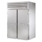 image of True STR2FRI-2S-HC 68" 2-Solid Door Roll-In Freezer, Top Mounted, 64 cu. ft., Stainless Steel