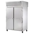 image of True STR2HPT-2S-2S 2-Section Pass-Thru Heated Holding Cabinet, 2-Door, Solid Doors, Stainless Steel, 208-240V, 3.0kW