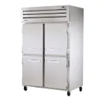 image of True STR2HRT-2S-2S 2-Section Roll-Thru Heated Holding Cabinet, Stainless Steel, 4kW, Fits 27"×29"×66" Carts