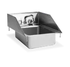 image of Steel Works SWDIS-1FB10145-SP Drop In Sink, 19" X 13" X 10"H
