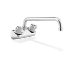 image of Steel Works SWFW-4-10LL Faucet, Wall Mount, 4" Center, 10" Spout