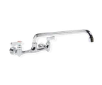 image of Steel Works SWFW-8-8LL Faucet, Wall Mount, 8" Center, 8" Spout
