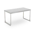 image of Steel Works SWSOS-1260 Over Shelf, Single Tier, 18Ga/430 Stainless Steel
