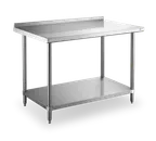 image of Steel Works SWWTS-3072-2R-318 Stainless Steel Top " 63" - 72" Work Table