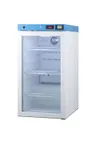 image of Summit ACR32G Medical Refrigerator, 19" Wide, 3.17 cu.ft., White Glass Door, Digital, R600a, 115V