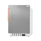 image of Accucold ADA404REFSSTBC 19" Solid Door Medical Undercounter Refrigerator, 3.32 cu. ft.