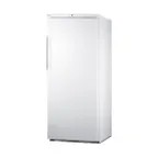 image of Summit AFM19W 30.5" Reversible Door Reach-In Freezer in White, Manual Defrost, 18.3 cu. ft