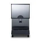 image of Accucold AIWD282 17" Countertop Nugget 282 lb Ice & Water Dispenser, Air Cooled, 11 lb Bin