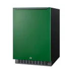 image of Summit AL54G 23" Built-in or Freestanding Undercounter Freezer w/ Emerald Green Door, 4.8 cu. ft.