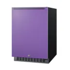 image of Summit AL54P 23" Built-in or Freestanding Undercounter Freezer w/ Lavender Purple Door, 4.8 cu. ft.
