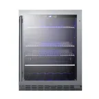 image of Summit ALBV2466CSS 23-1/2" Countertop Glass Door Beverage Merchandiser, 4.2 cu. ft.