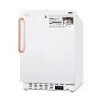 image of Summit ALFZ36LMCTBC 19.75" Undercounter Breast Milk Freezer w/ Copper Handle, White, 2.68 cu. ft.
