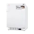 image of Summit ALFZ36MC 19.75" Undercounter Breast Milk Freezer, White, 2.68 cu. ft.