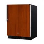 image of Summit ALFZ53IF 23" Reach-In Undercounter Freezer in Black, w/ Panel Ready Door, 3.7 cu. ft.