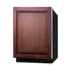 image of Summit ALR47BIF 20" Built-in or Freestanding Undercounter Refrigerator in Black, Panel Ready Door, 3.5 cu. ft.