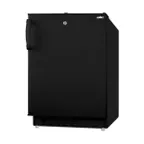 image of Summit ALRF49B 20" Built-in or Freestanding Undercounter Refrigerator Freezer in Black, 2.68 cu. ft.