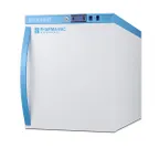 image of Accucold ARS2PV 18.5" White Solid Door Refrigerator, 1.94 Cu.ft +2‑8°C Range, 2 Wire Shelves Defrost