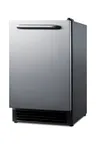 image of Summit BIM26 15" Air Cooled Crescent 15 lb Undercounter Ice Machine with 12 lb Bin