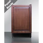 image of Summit BIM26IF Refrigerator 15" Door, 10‑23 cu ft, Black, Drain‑Free Icemaker 15 lb, R600a, 115V ETL