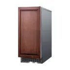 image of Summit BIM68OSPUMPIF 15" Air Cooled Full Cube 62 lb Undercounter Ice Machine with 26 lb Bin