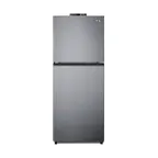 image of Summit BKRF1089PL 23" Break Room Refrigerator-Freezer, Black Interior-Stainless Steel Exterior, 10.1 cu. ft.